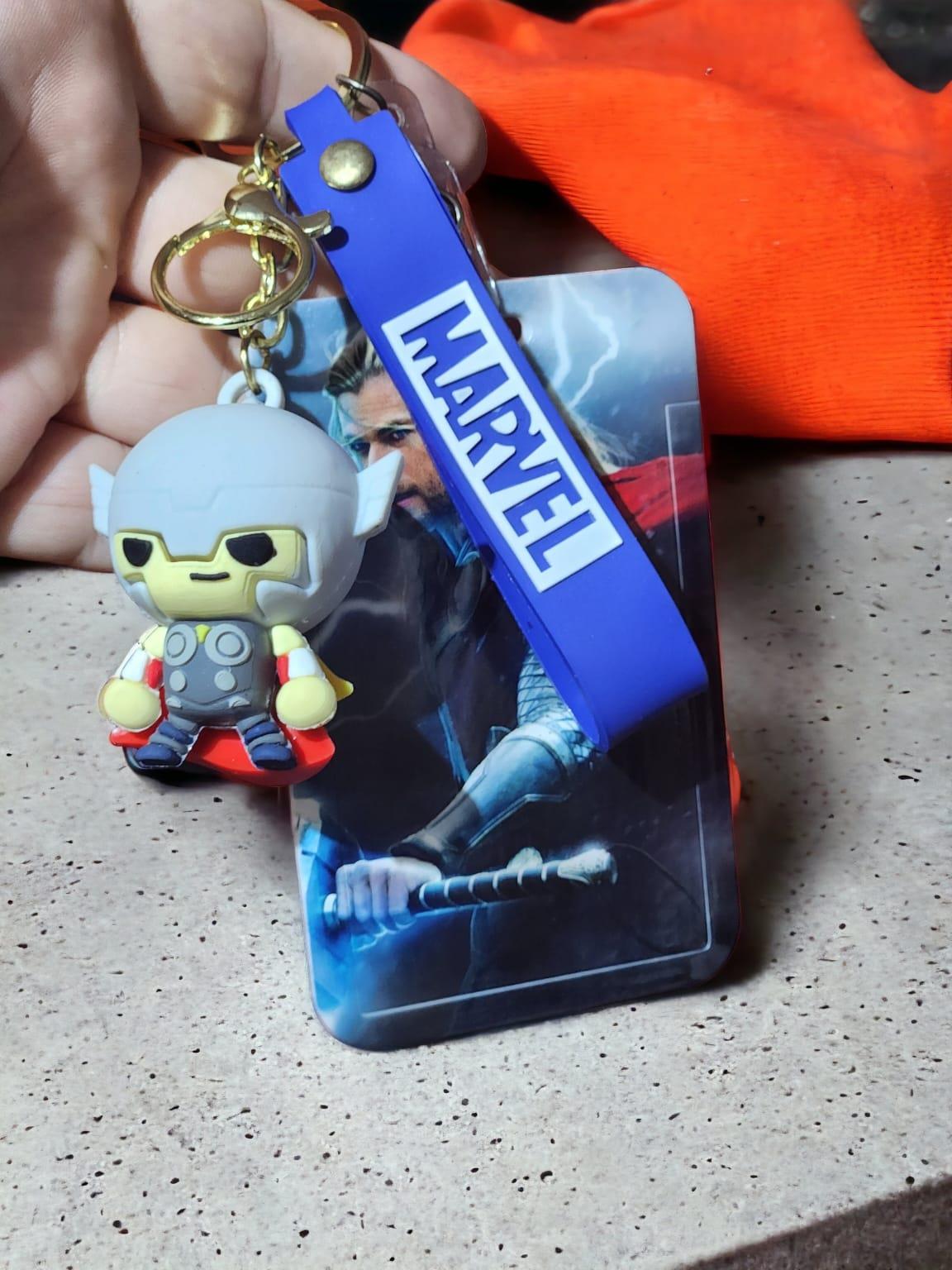  Thor Figürlü Kartlı Silikon Anahtarlık