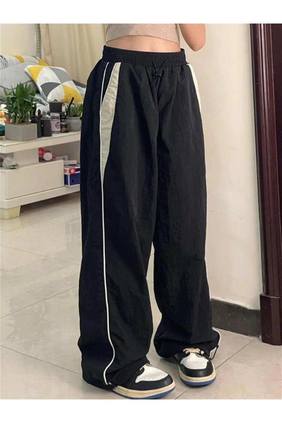  Y2k Vintage Streetwear Baggy Eşofman Altı