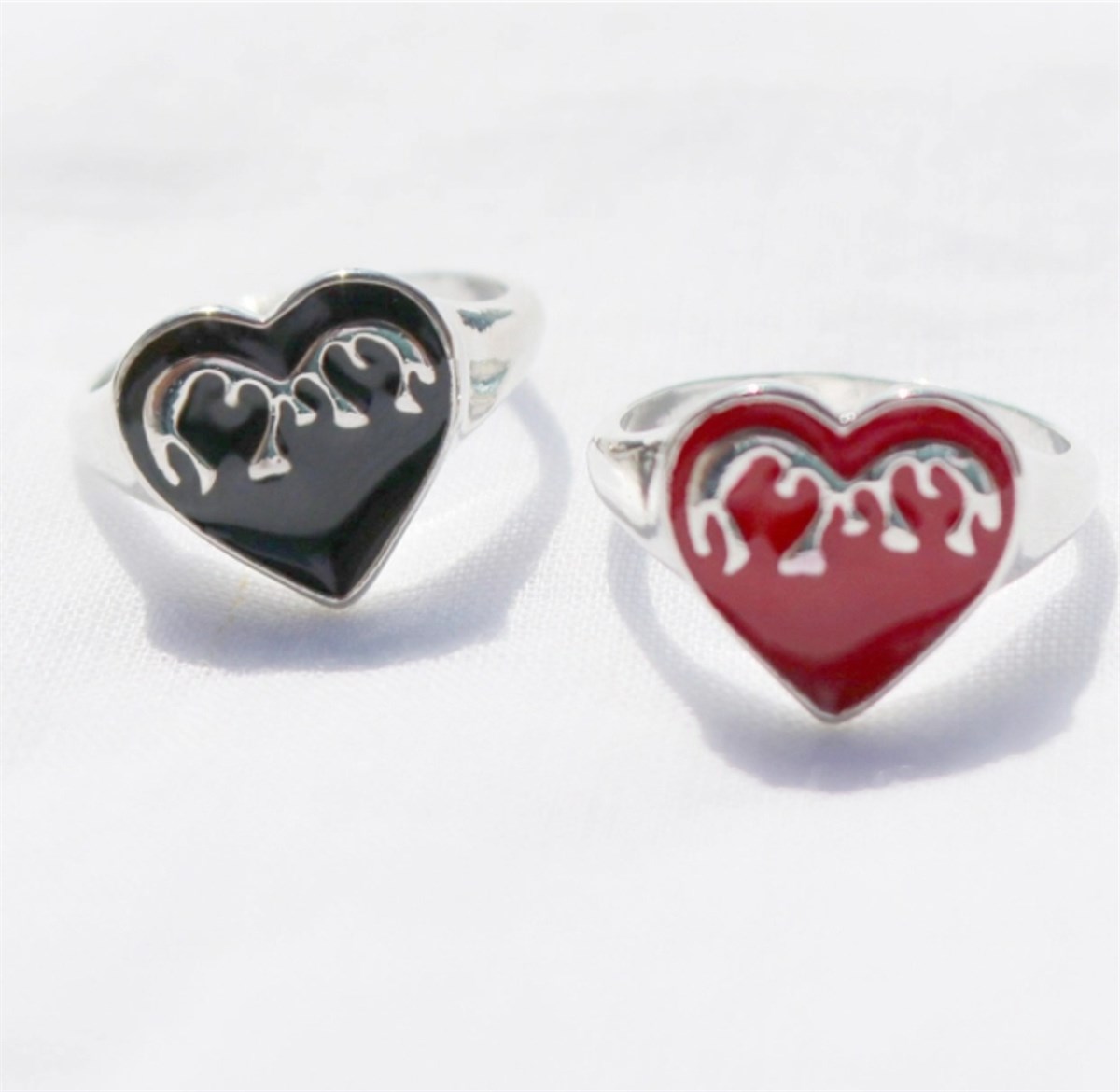 Angel Love Red Fire Ayarlanabilir Unisex Yüzük