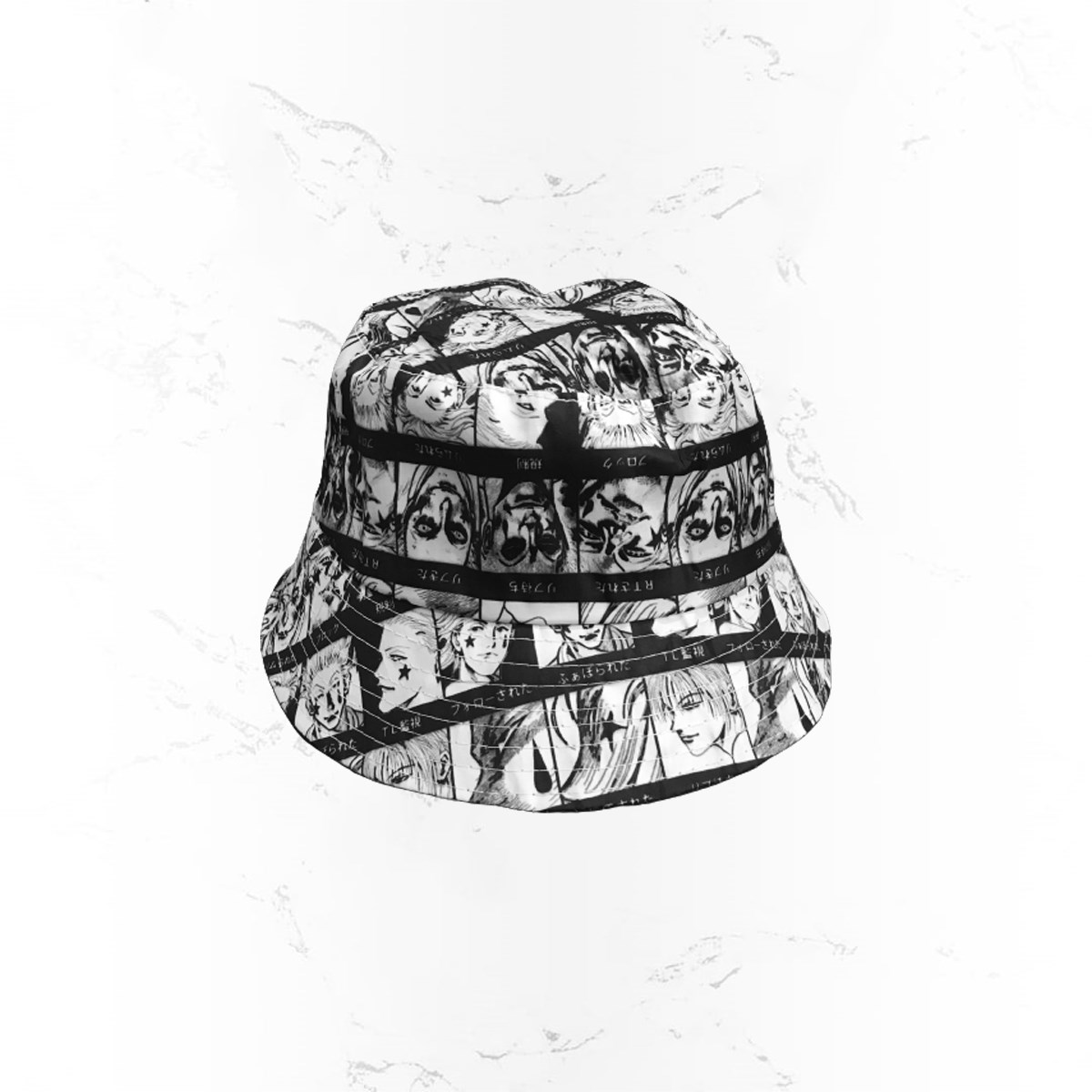 Anime Baskılı Bucket Şapka