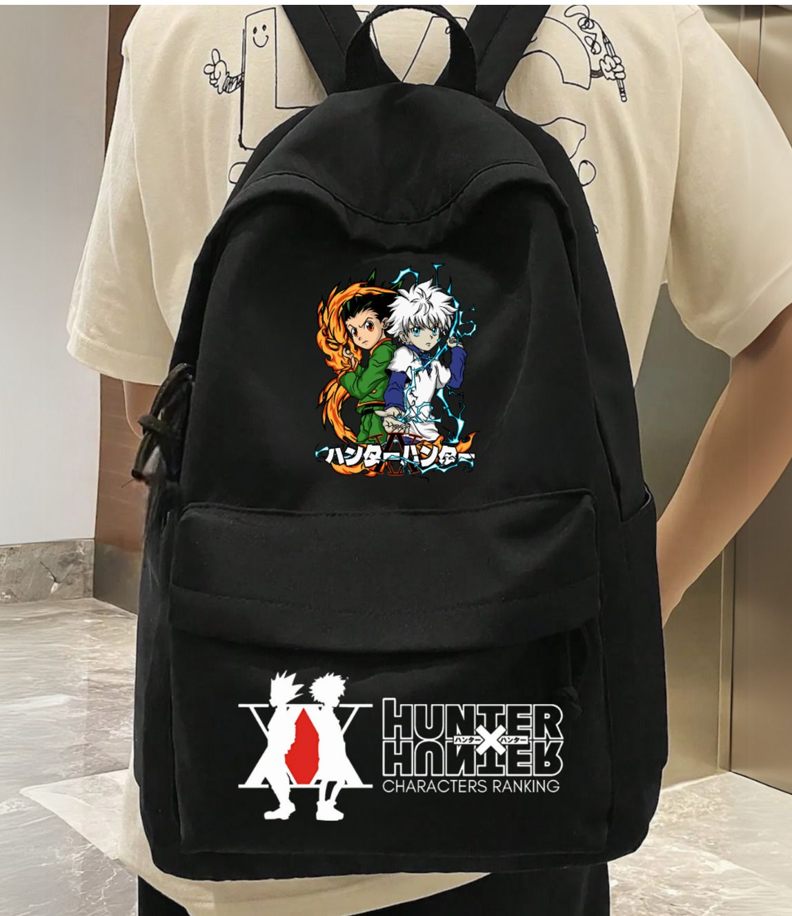  Anime Hunter X Hunter Baskılı Okul, Dershane, Kurs Sırt Çantası
