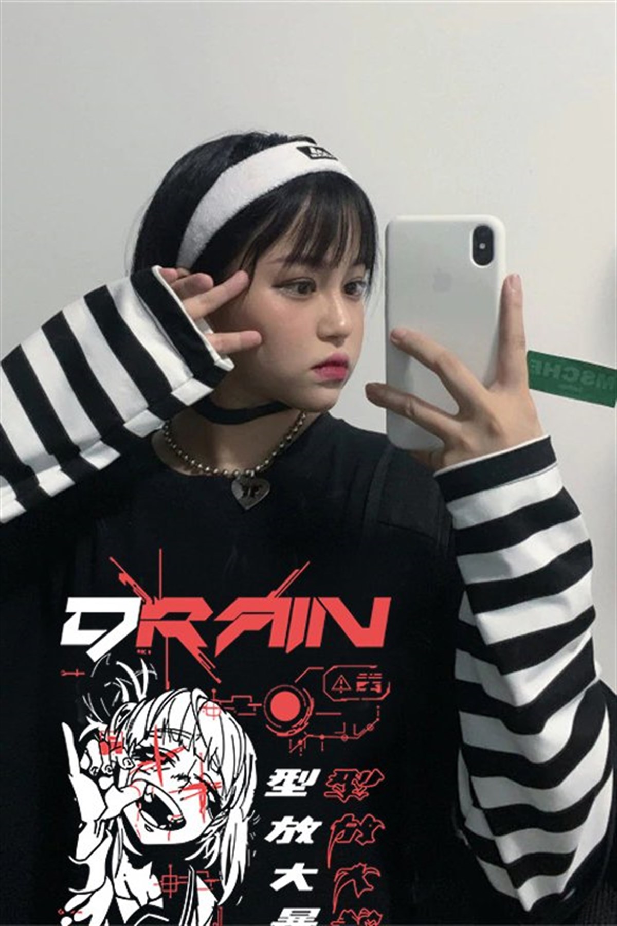 Anime My Hero Academia Toga Karikatür Unisex Oversize Uzun Kollu T-shirt
