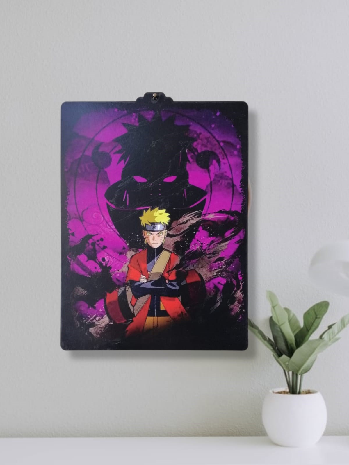 Anime Naruto Ahşap Çerçeve