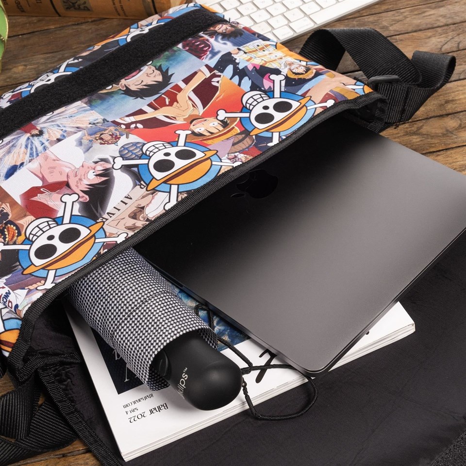 Anime One Piece Baskılı Unisex Postacı Çantası