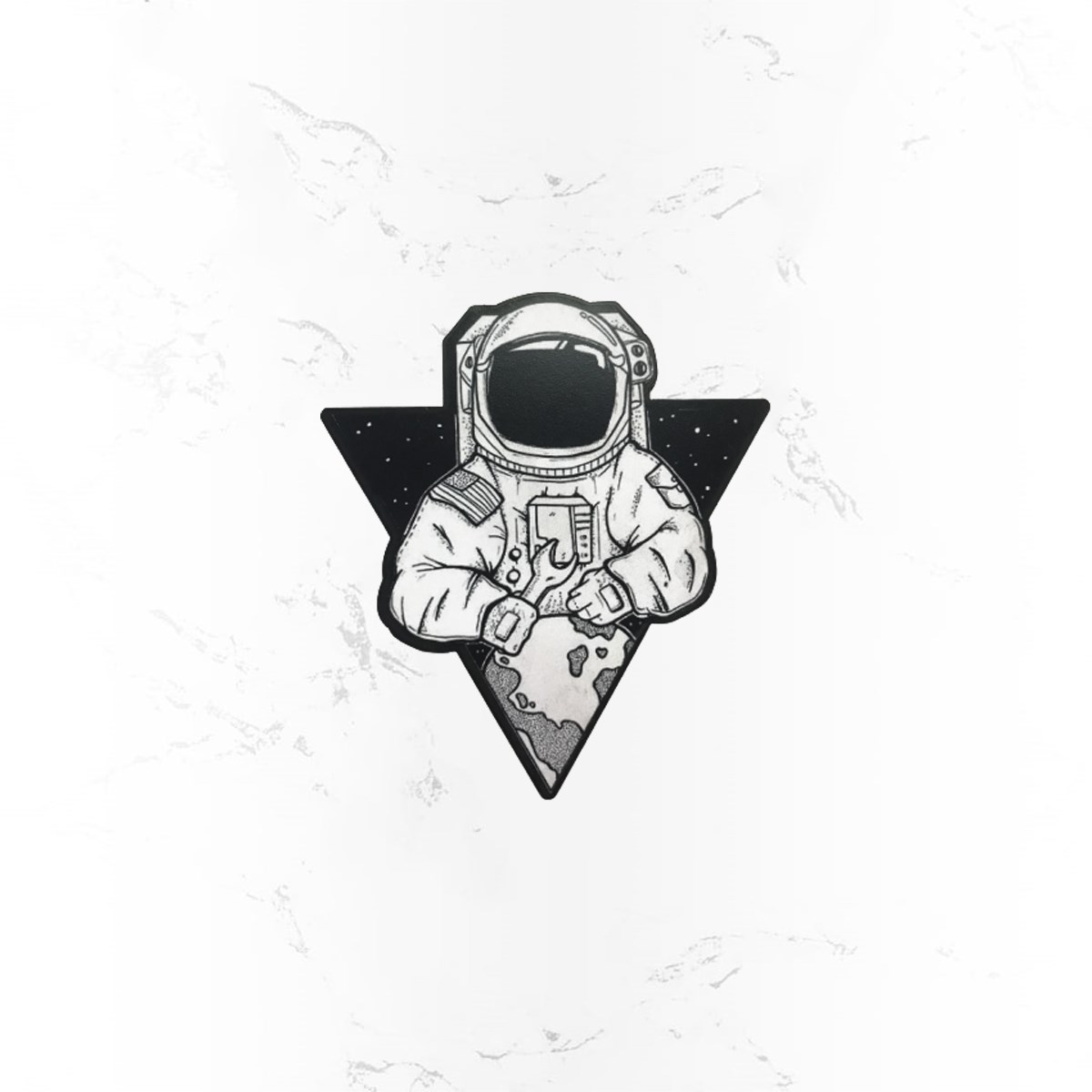 Astronaut Mechanic Bardak Altlığı