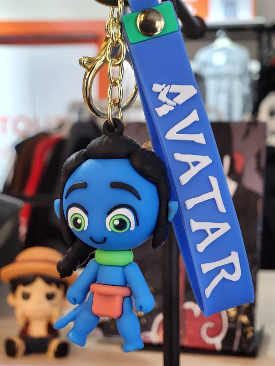 Avatar Figürlü Silikon Anahtarlık