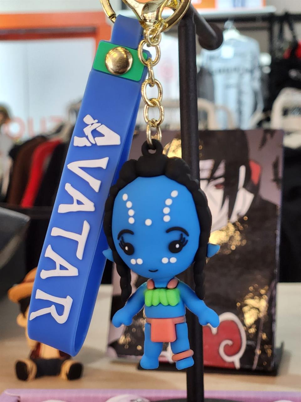 Avatar Figürlü Silikon Anahtarlık