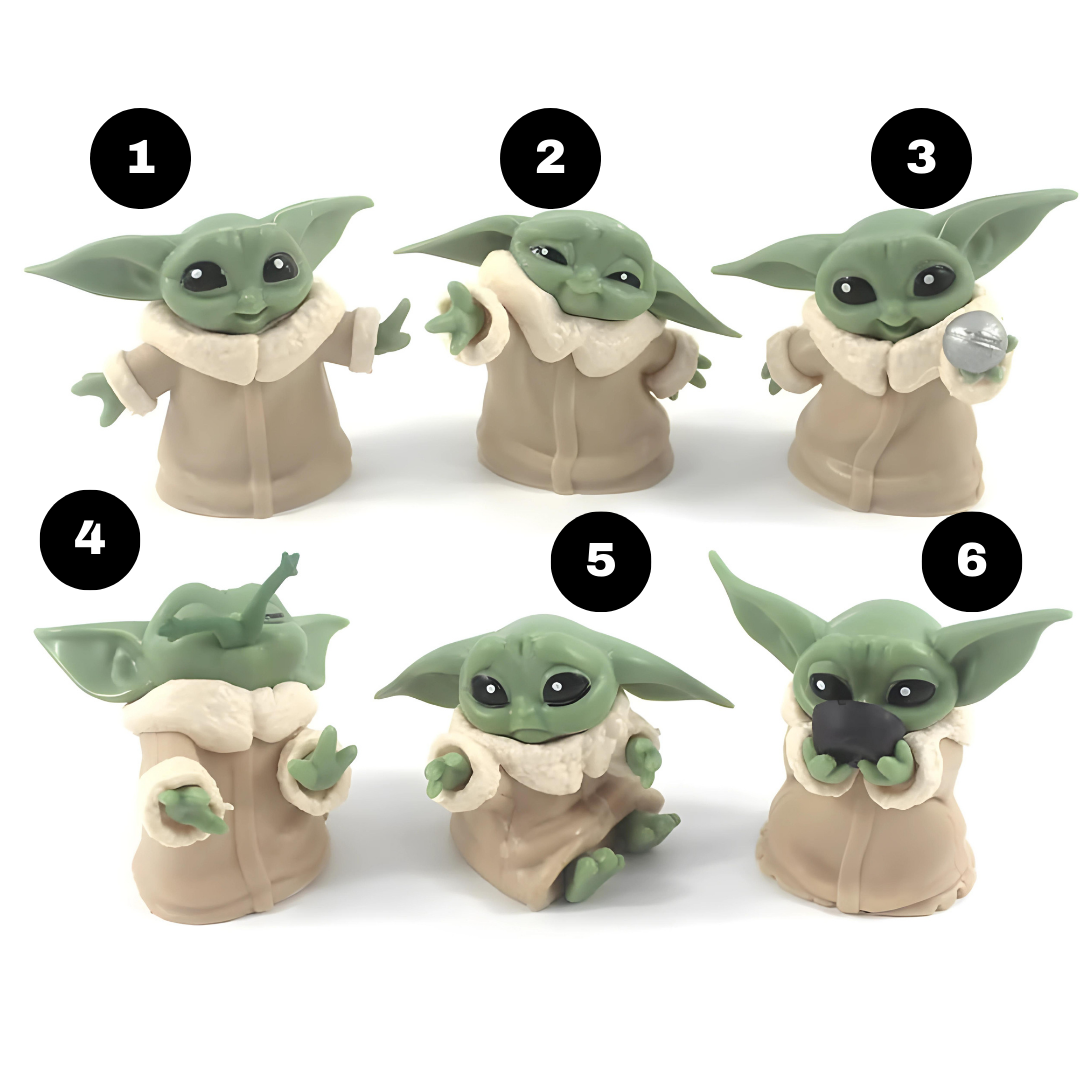 Baby Yoda Karakterler Mini Figür Oyuncak