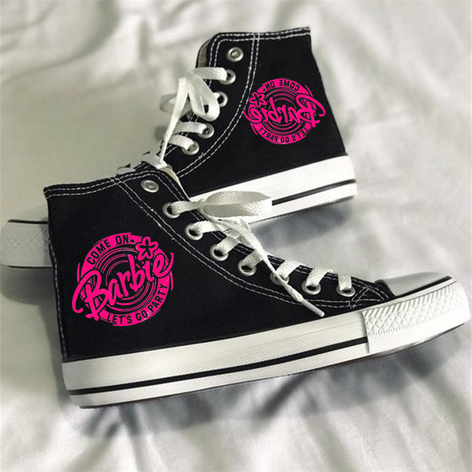 Barbie Siyah Unisex Kanvas Ayakkabı