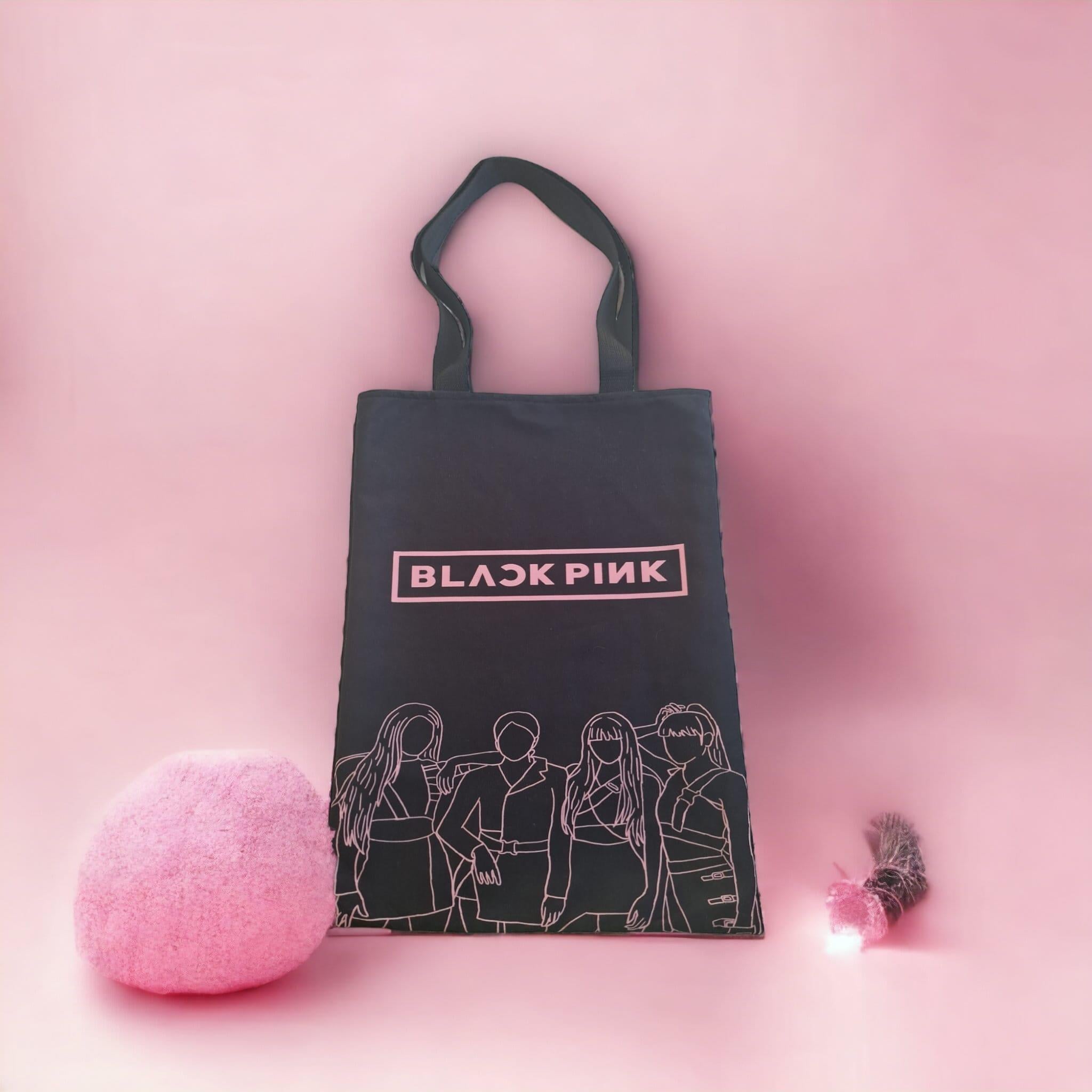 Black Pink Bez Çanta 