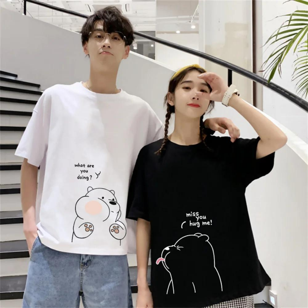 Çift Kombini Cute Couple T-Shirt