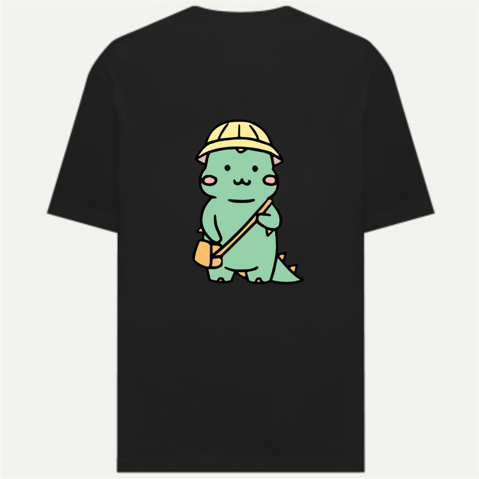 Çift Kombini Kawaii Dinosaur T-Shirt