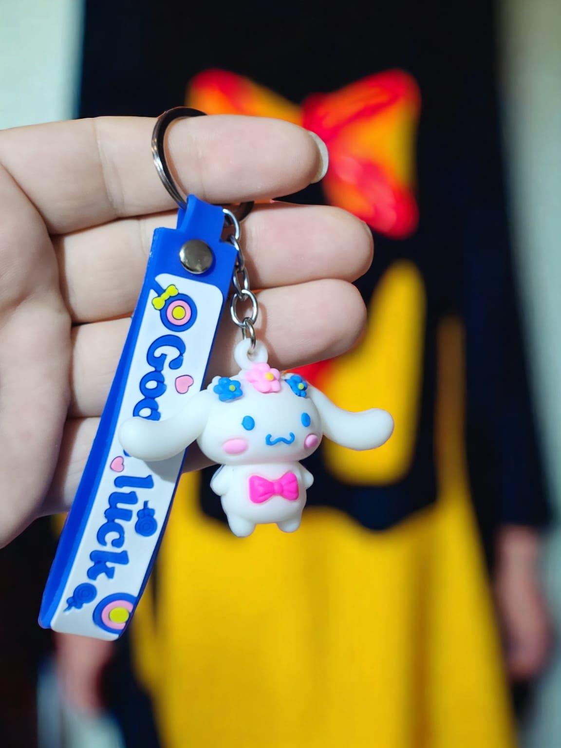 Cinnamaroll Figürlü Silikon Anahtarlık