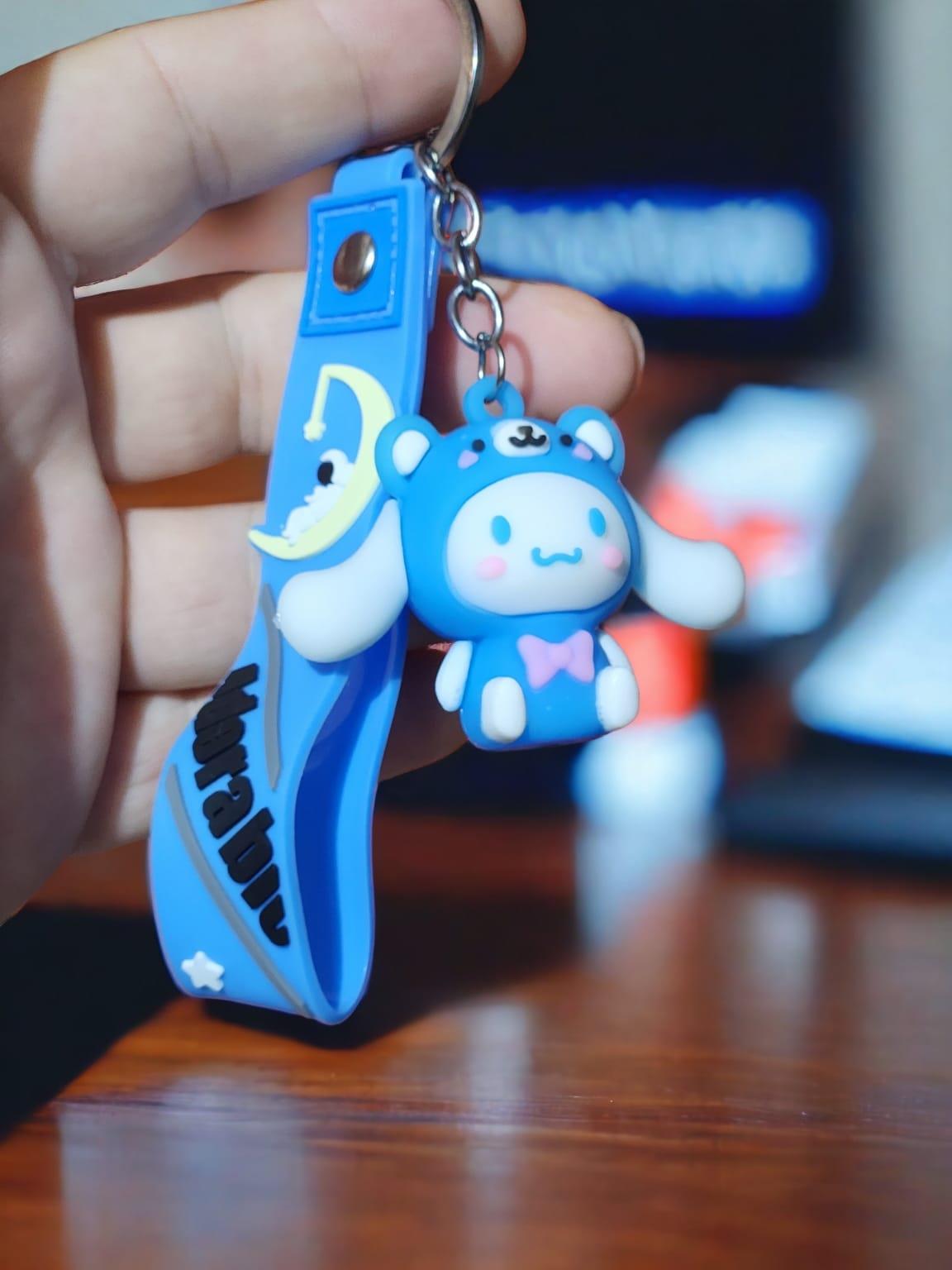 Cinnamaroll Figürlü Silikon Anahtarlık
