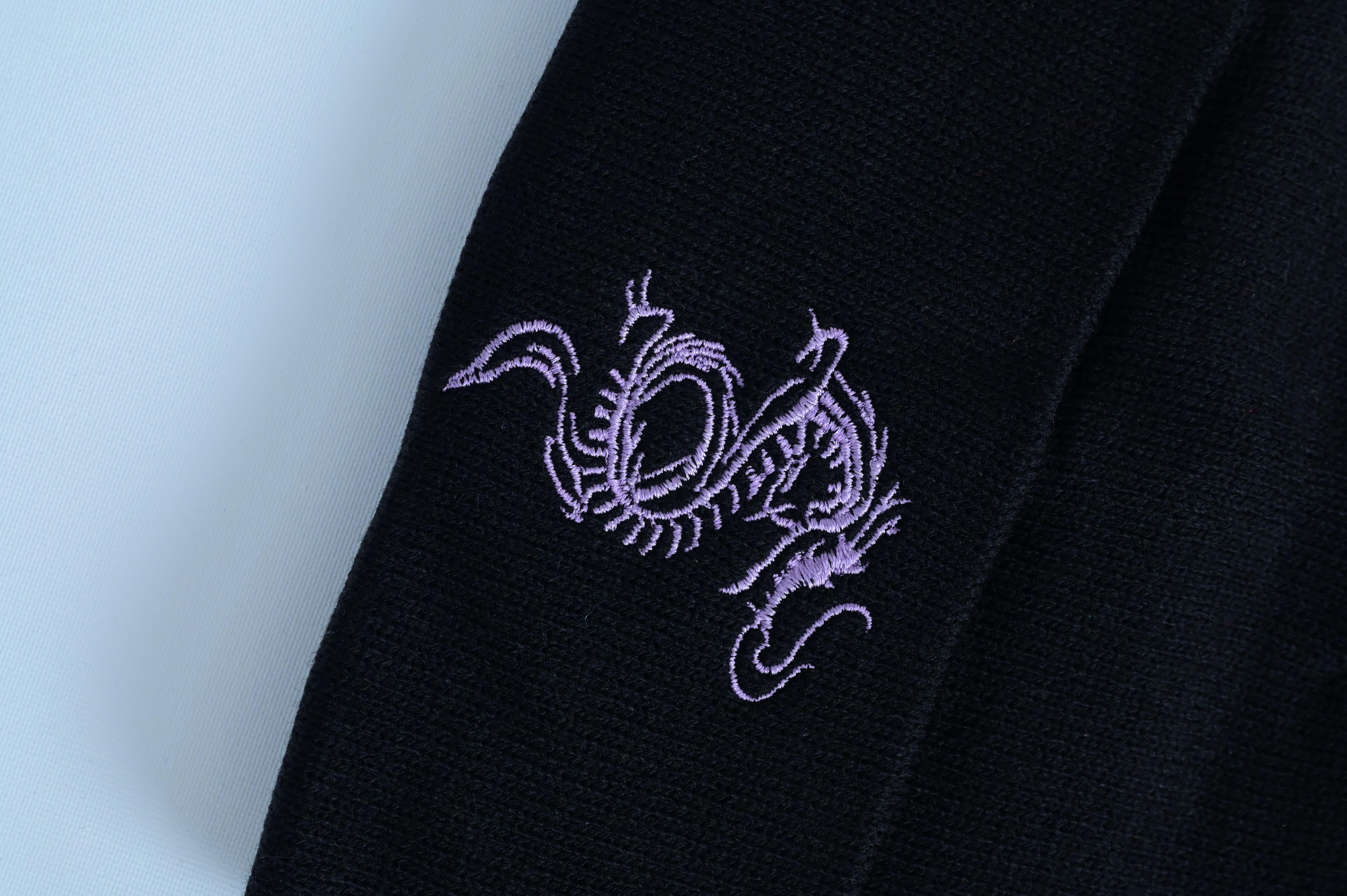 Dragon Nakış İşleme Unisex Siyah  Bere