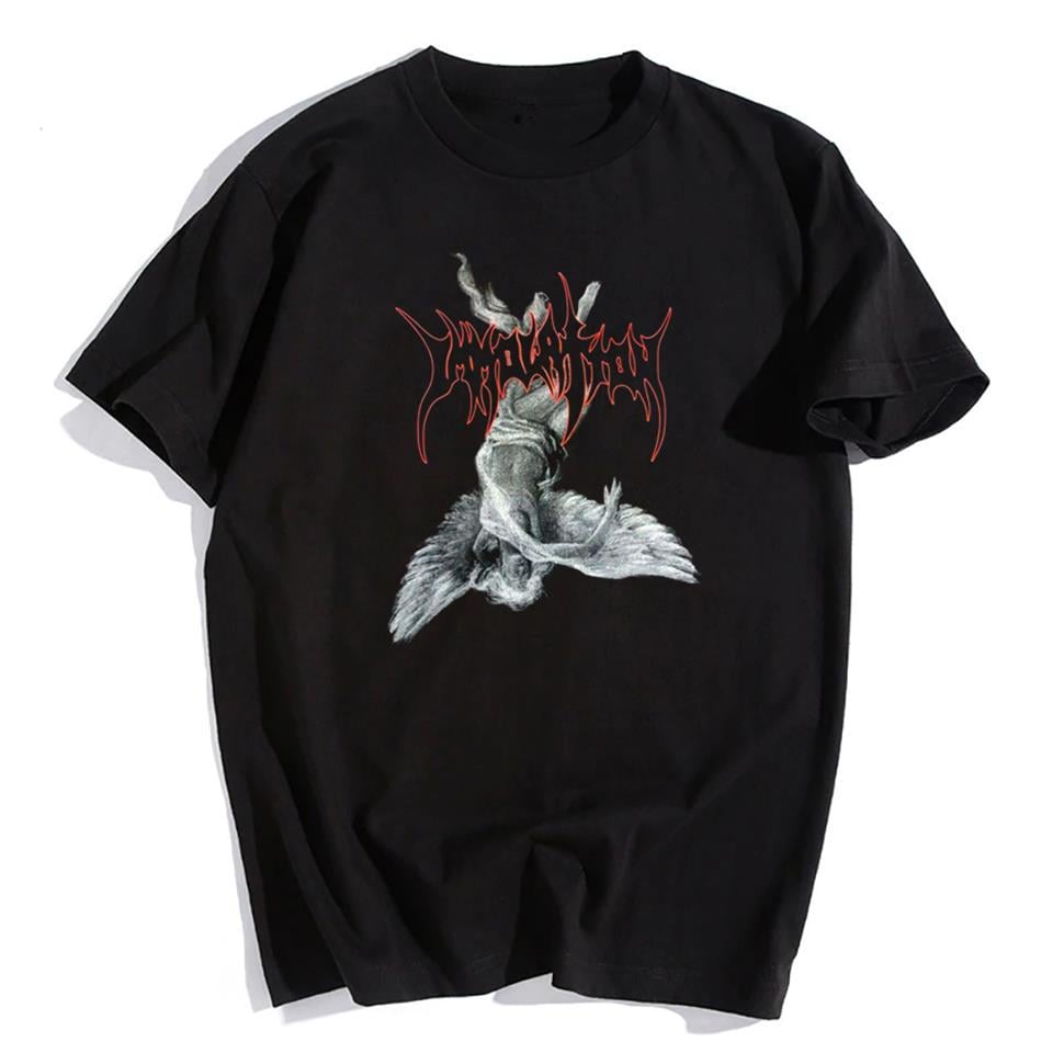 Goth Art Siyah Unisex Oversize T-shirt