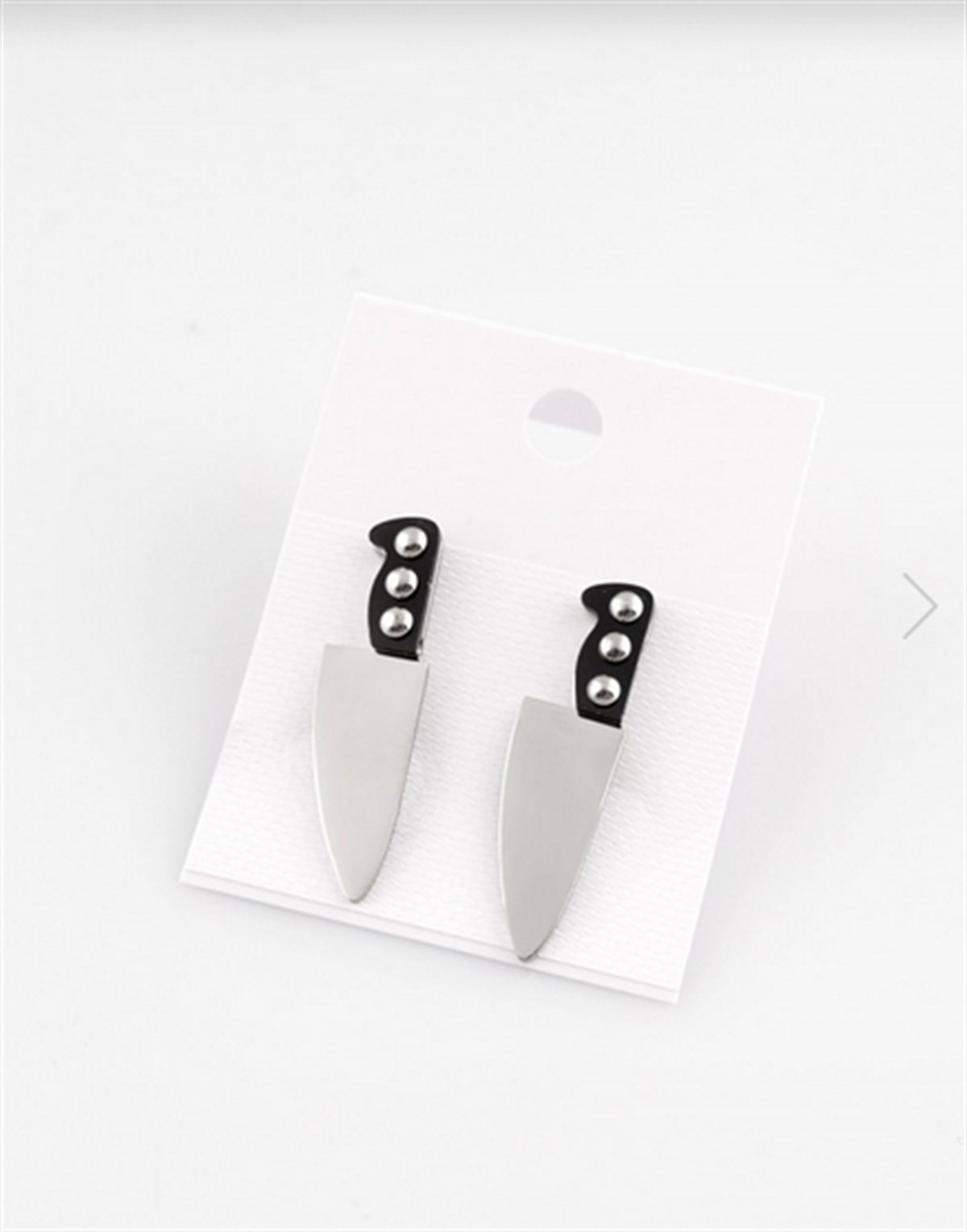 Gothic Punk 2 li Knife Küpe