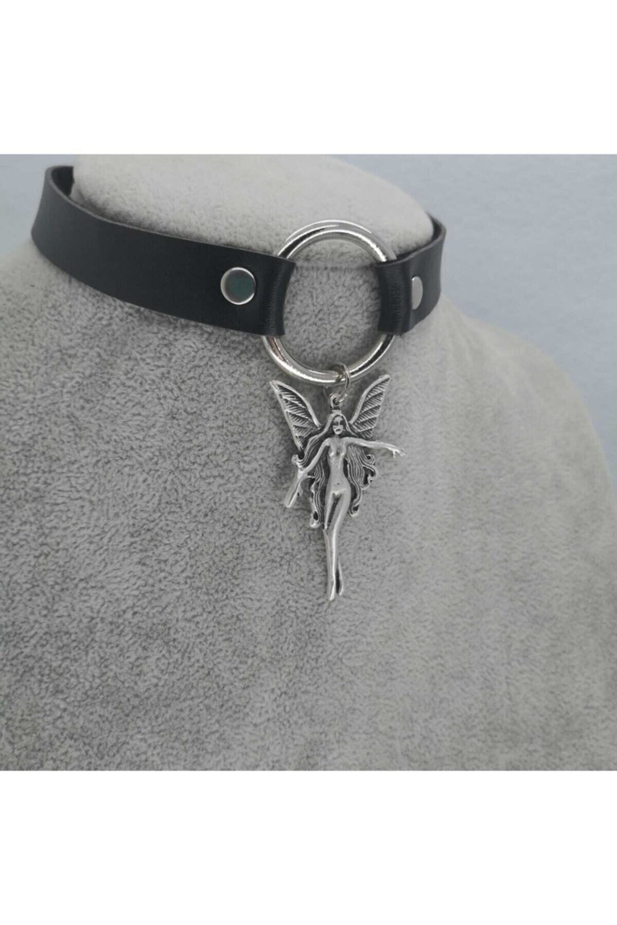 Gotik Unisex Praying Angel Ayarlanabilir