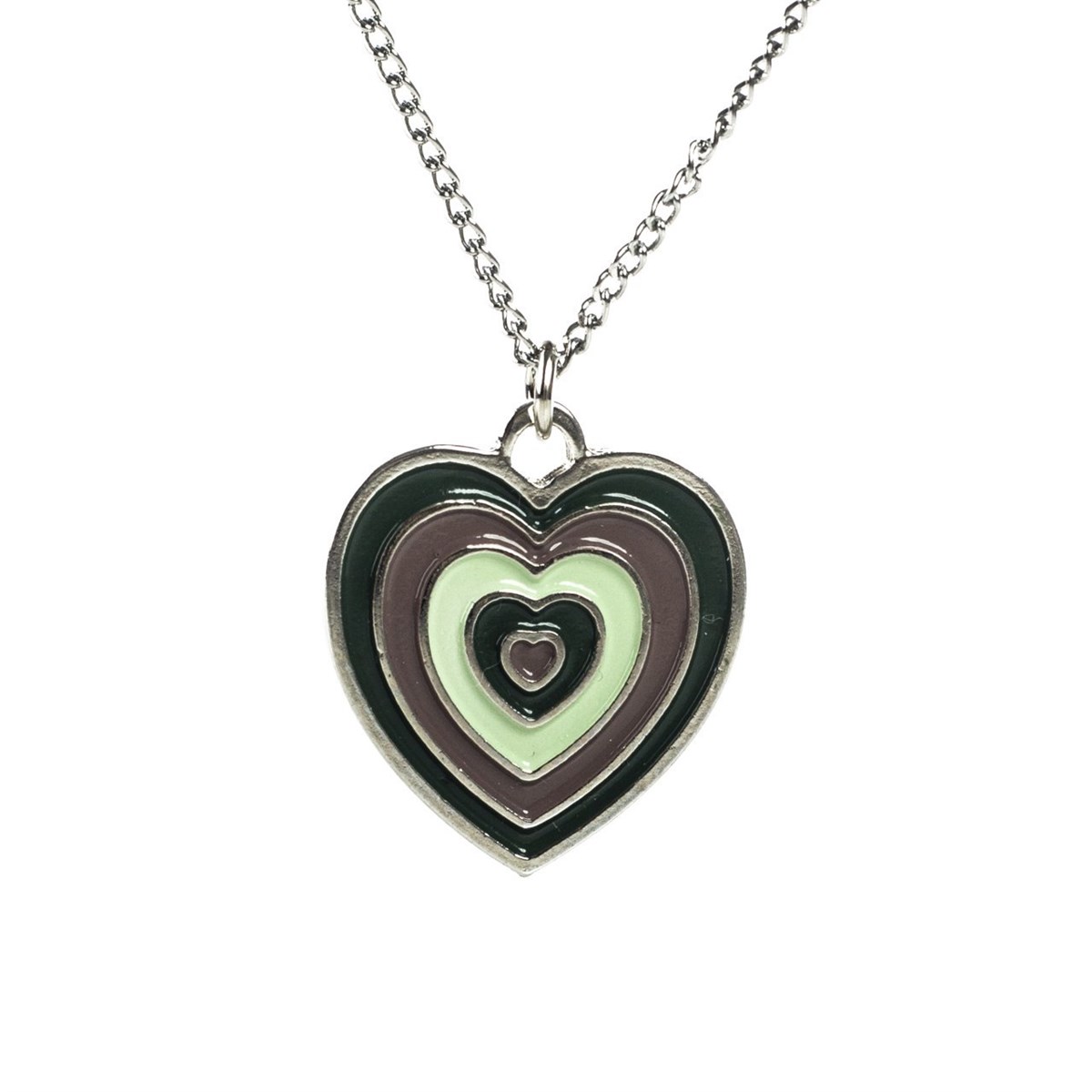 Green Heart Charm Kolye