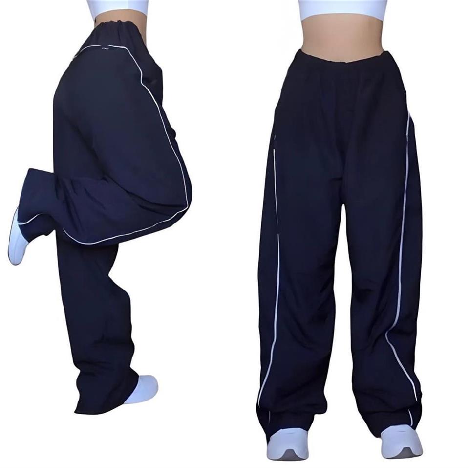 Harajuku Line Detail Baggy Trotters Eşofman Tracksuit Oversize Eşofman Altı