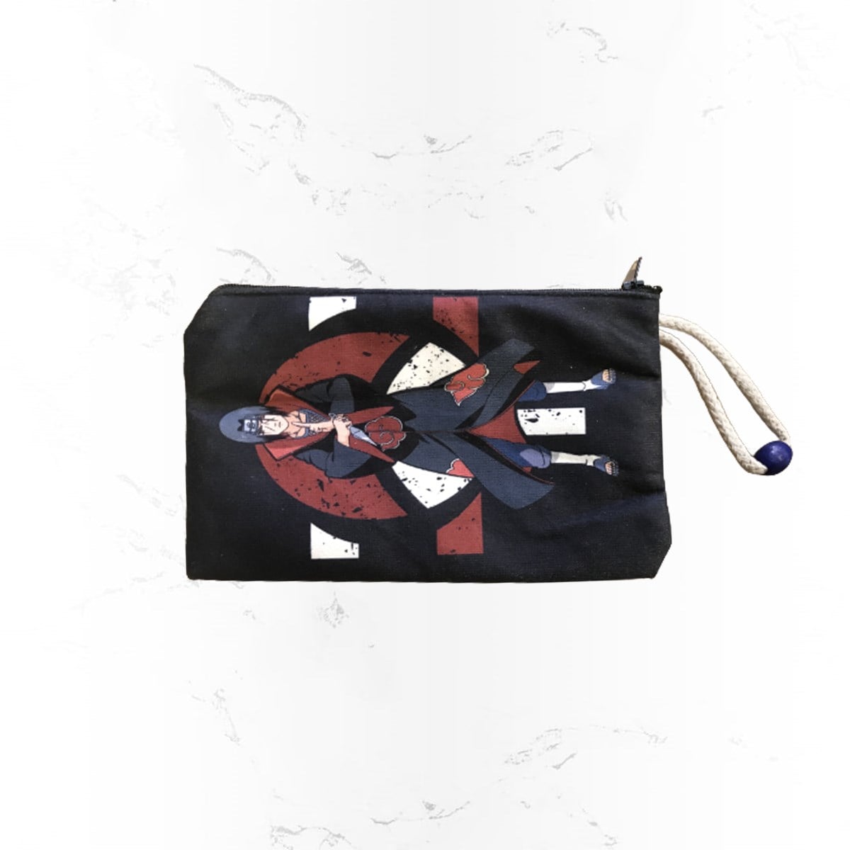 İpli Itachi Uchiha Bez Cüzdan Kalemlik