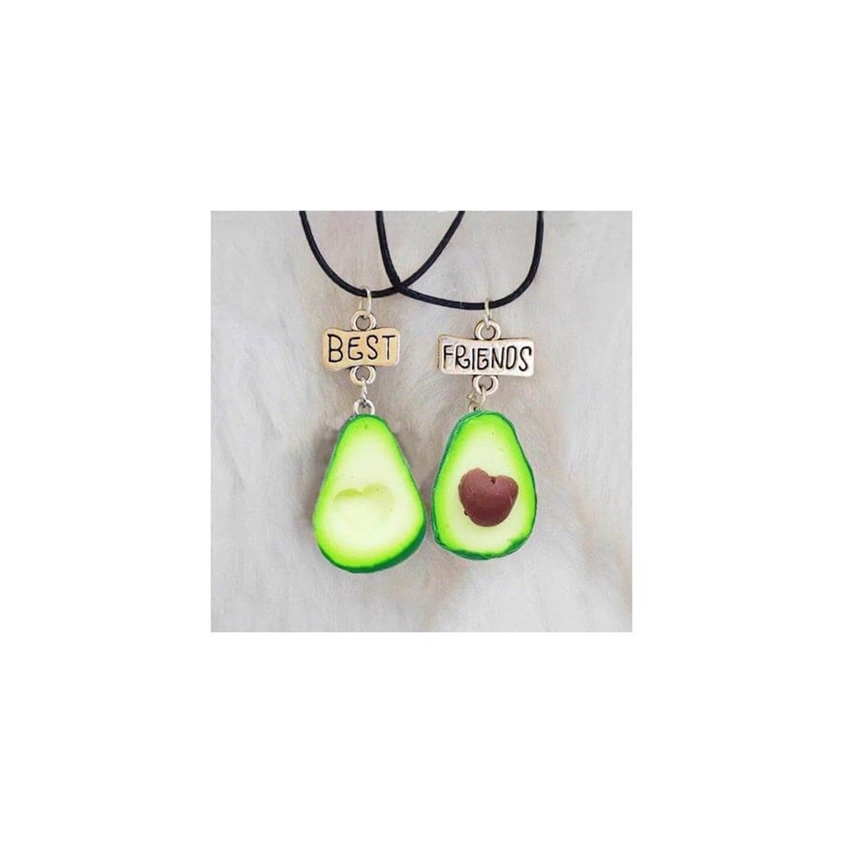 Kalpli Avokado Best Friends Kolye