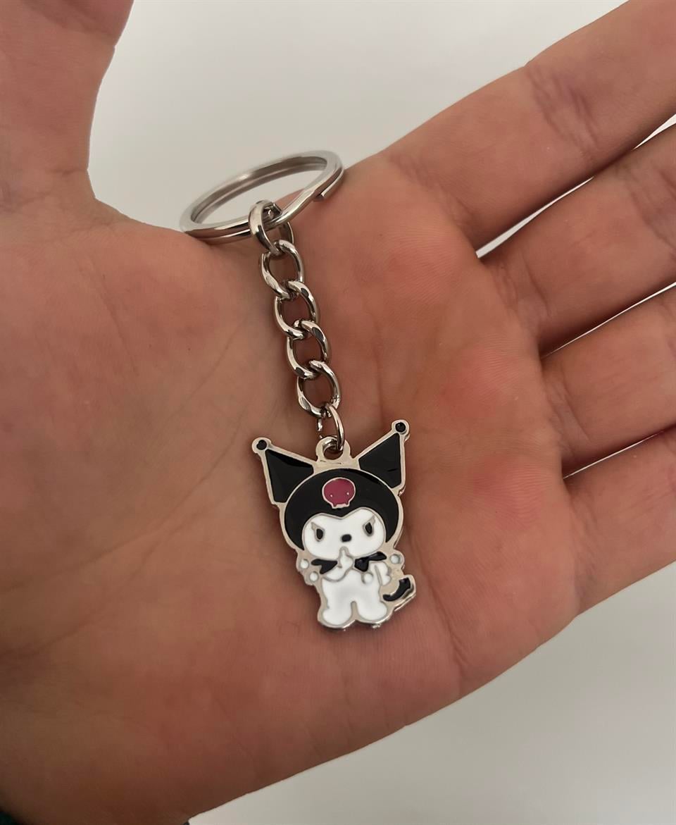 Kawaii Anime Kuromi Anahtarlık