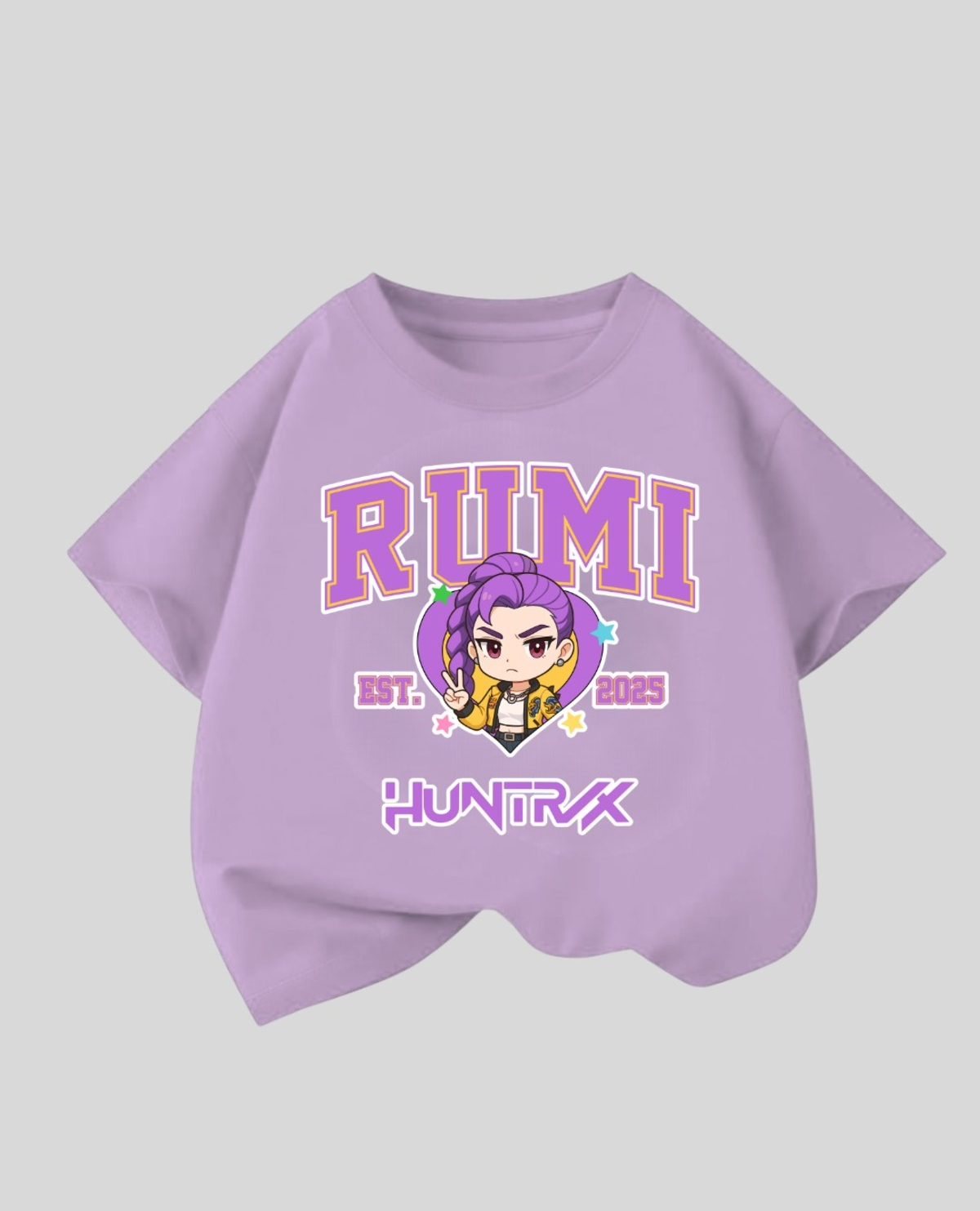 KPop Demon Hunterix Kids Design Unisex Oversize T-Shirt