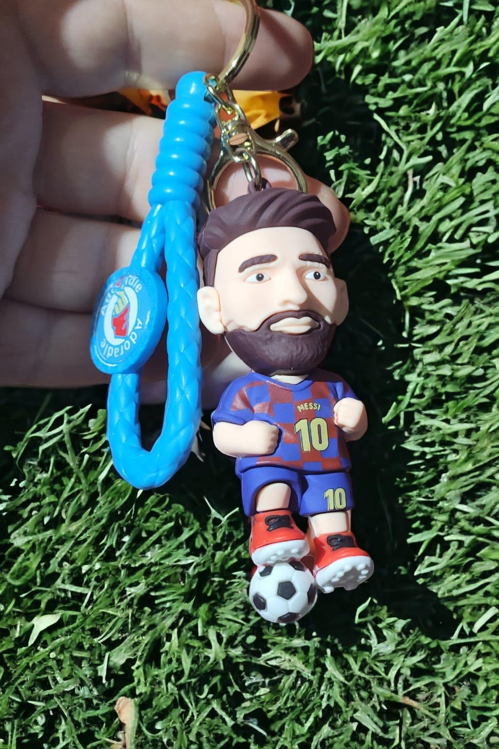 Messi Figürlü Silikon Anahtarlık