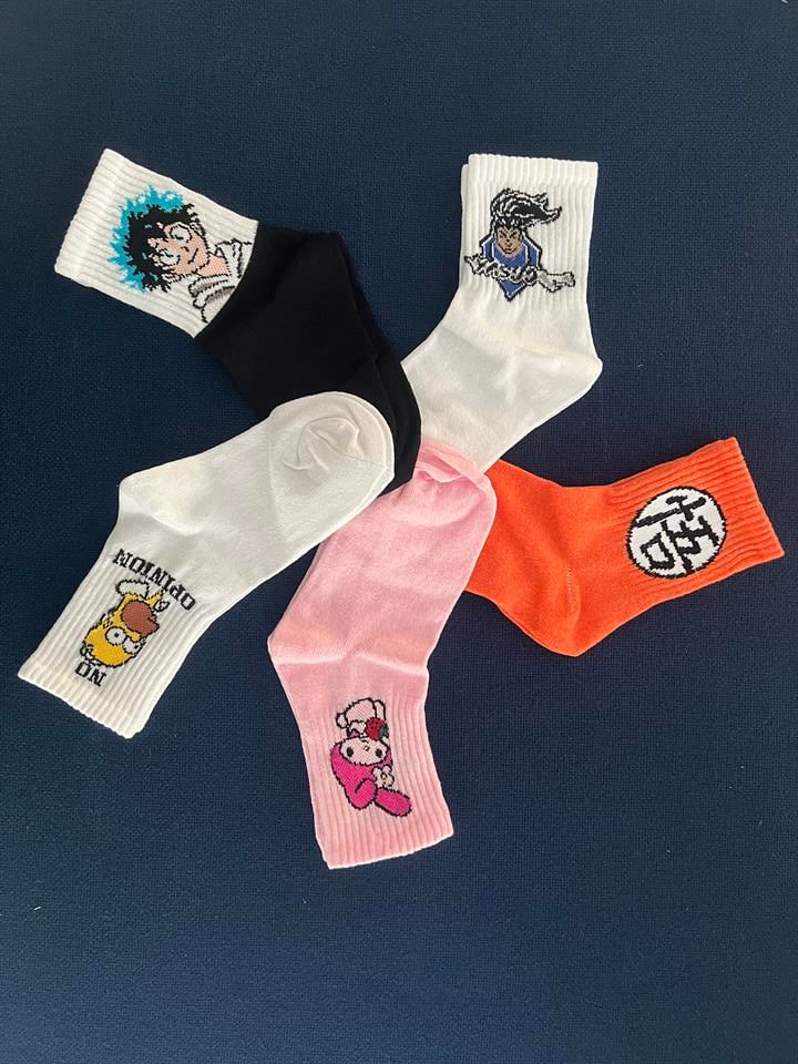 My Hero Academia Unisex Beyaz Kolej Çorap