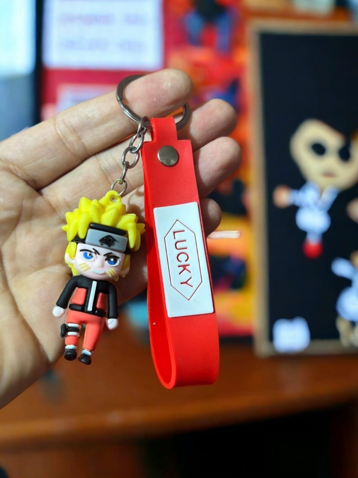 Naruto Figürlü Silikon Anahtarlık