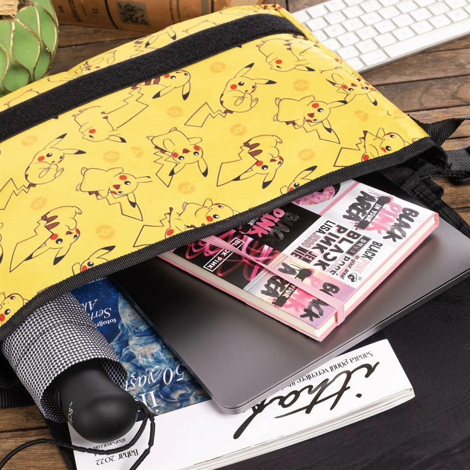 Pokemon Pikachu  Baskılı Unisex Postacı Çantası