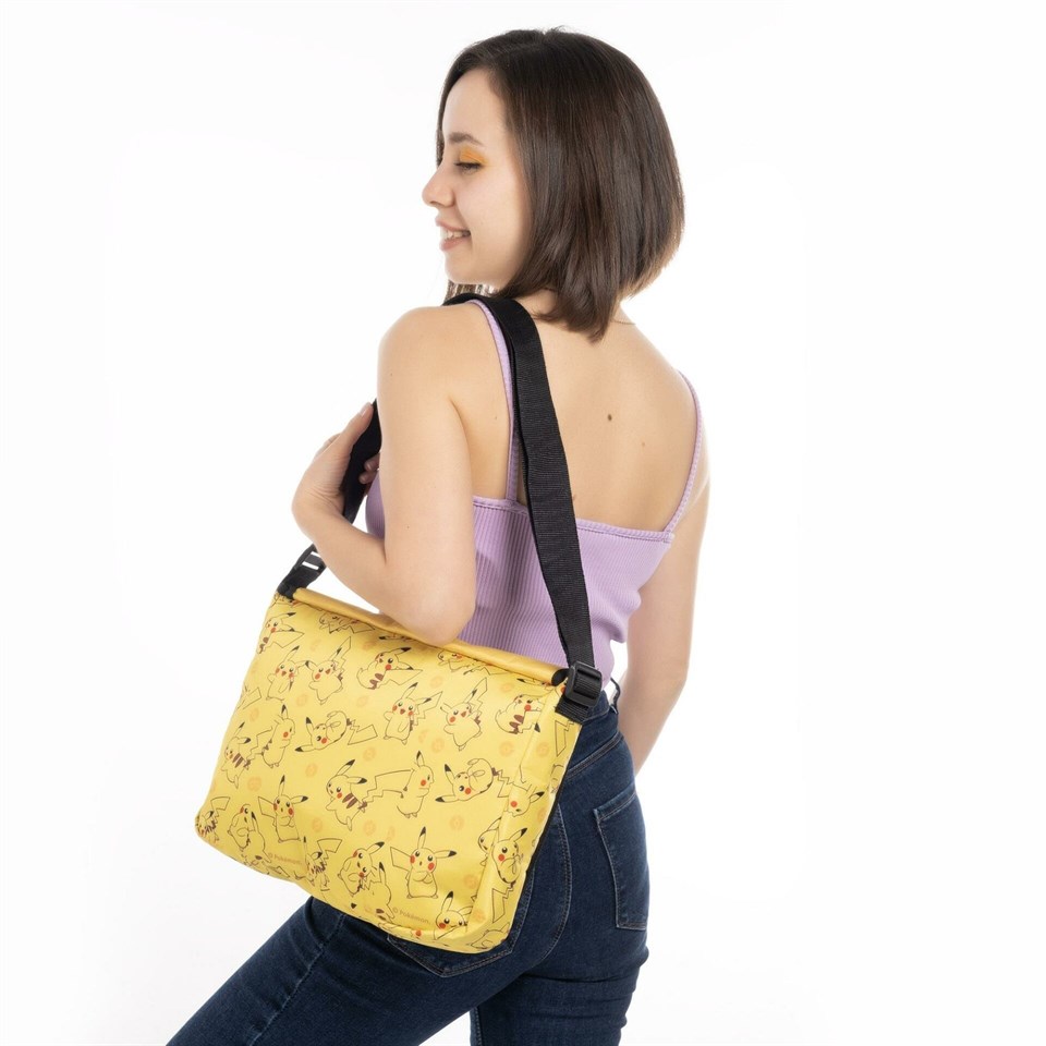 Pokemon Pikachu  Baskılı Unisex Postacı Çantası