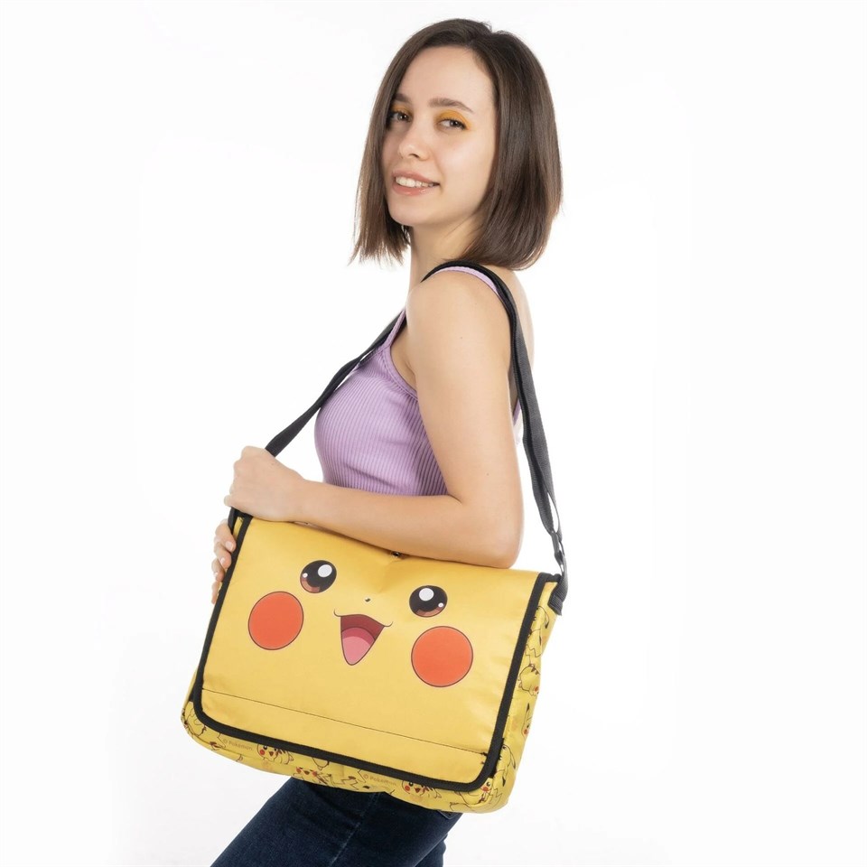 Pokemon Pikachu  Baskılı Unisex Postacı Çantası