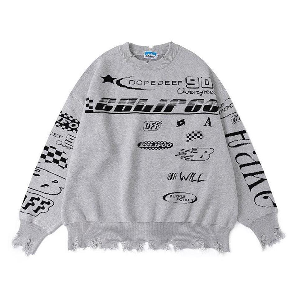 Race Flag Unisex Oversize Ecru Kazak