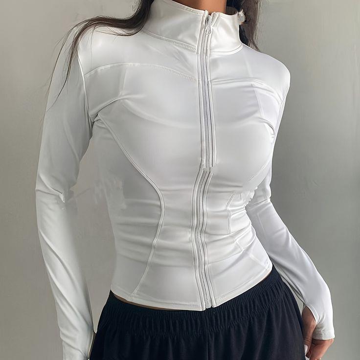 Rover Basic Slim Fit Fermuarlı Bluz