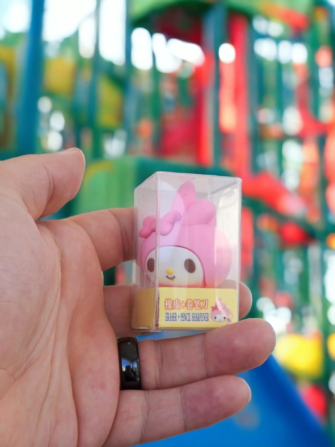Sanrio Melody Pembe Silgili Kalemtraş