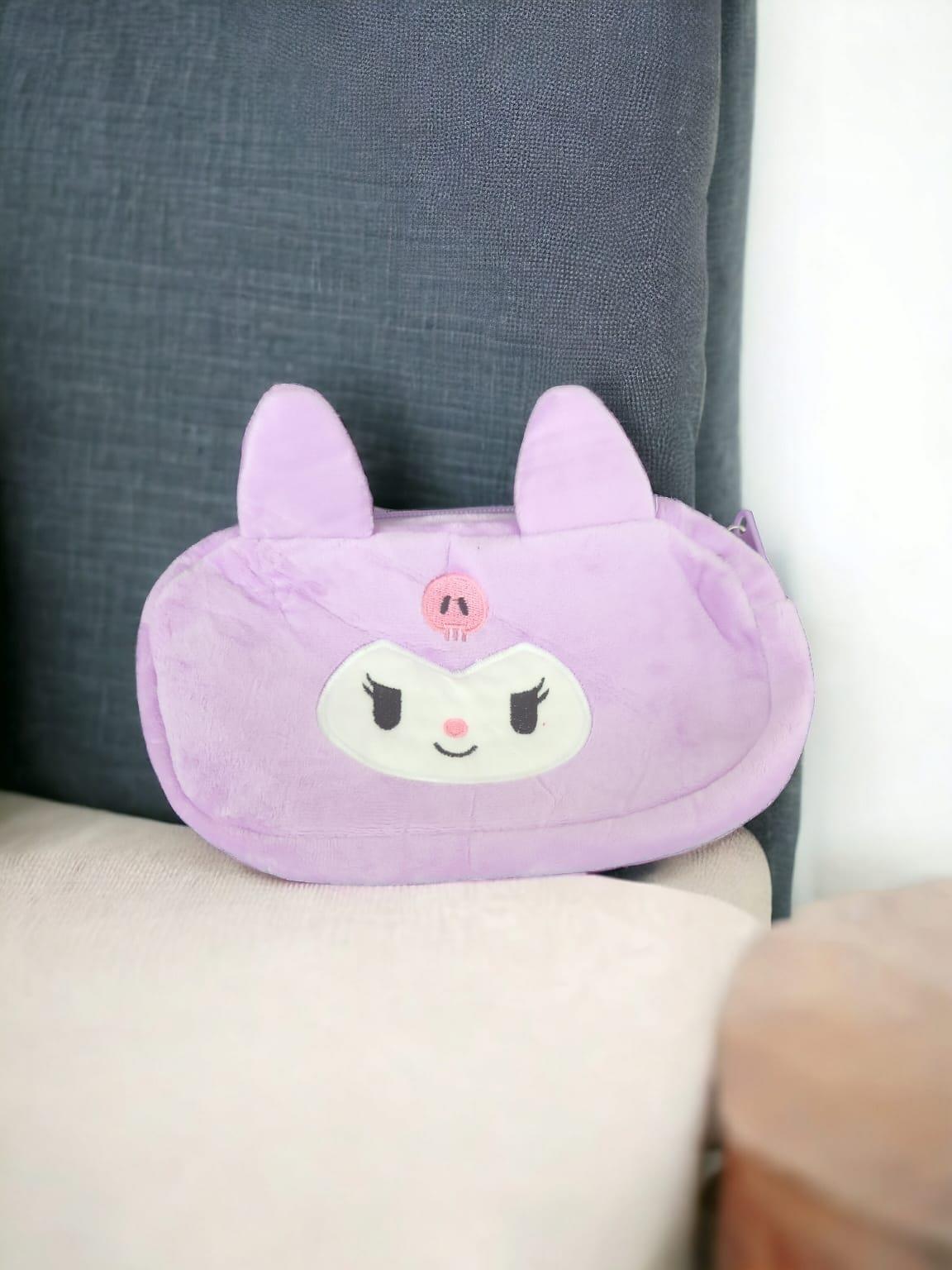 Sanrio Peluş Kuromi Mor Kalemlik