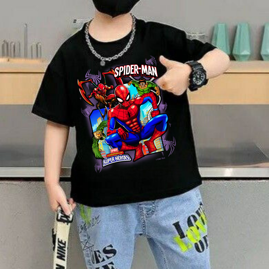 Spider-Man Kids Baskılı T-shirt
