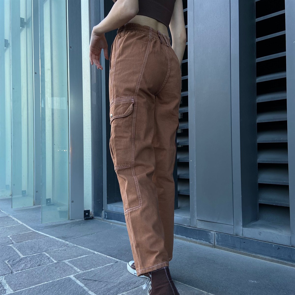 STREETWEAR KAHVERENGİ KARGO PANTOLON
