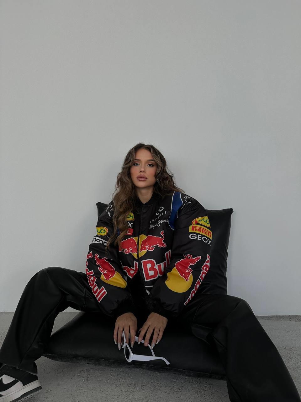 Streetwear Unisex İçi Astarlı Vintage Yarışçı Bomber Ceket