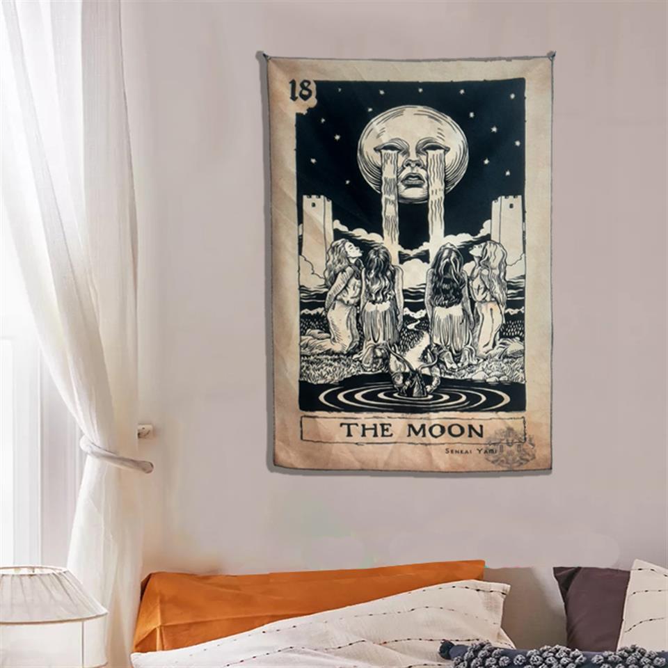 Tarot The Moon Duvar Halısı