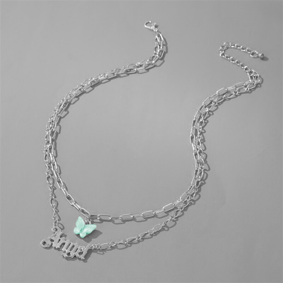 Touz Angel & Butterfly İkili Kolye