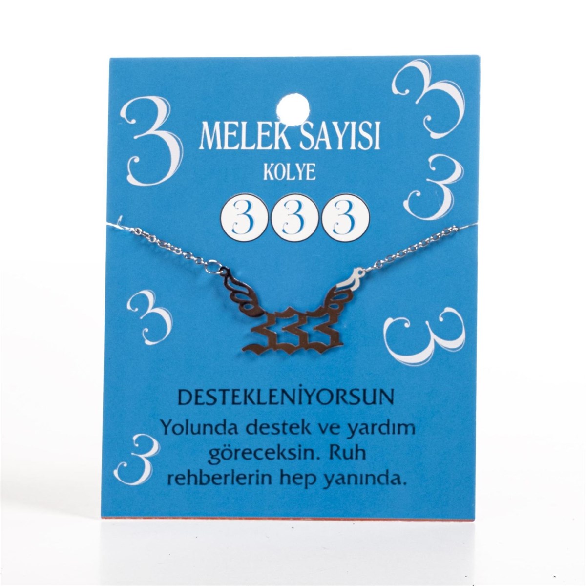 Touz Angel Number 333 Melek Numarası Kolye