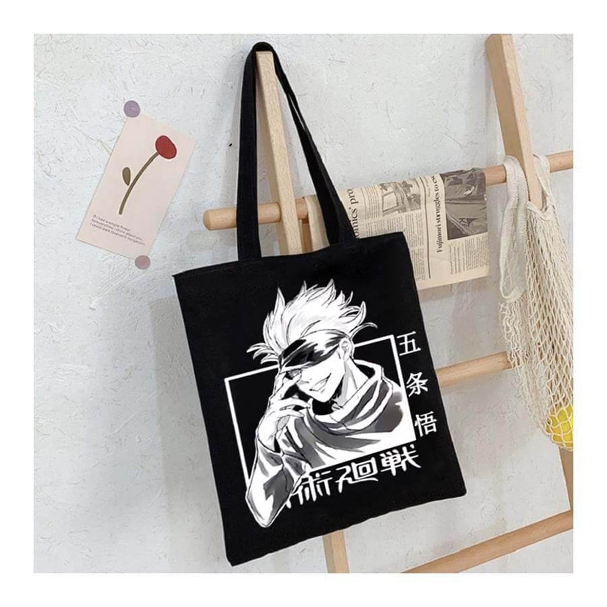 Touz Anime Jujutsu Kaisen Unisex Bez Çanta