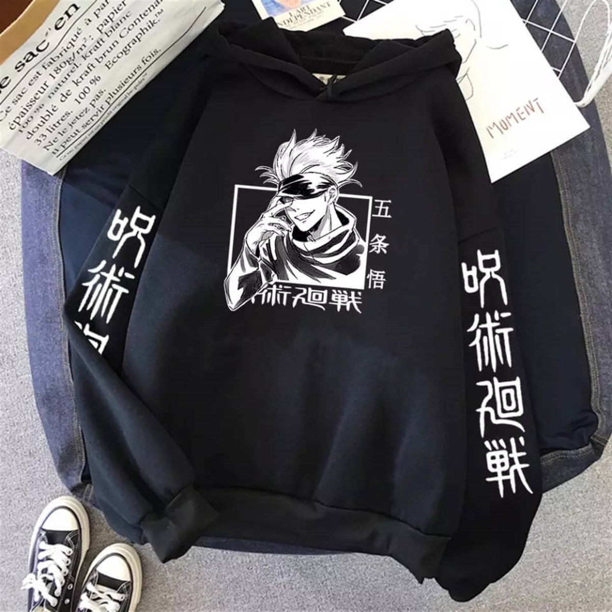 Touz Anime Jujutsu Kaisen Unisex Kapşonlu
