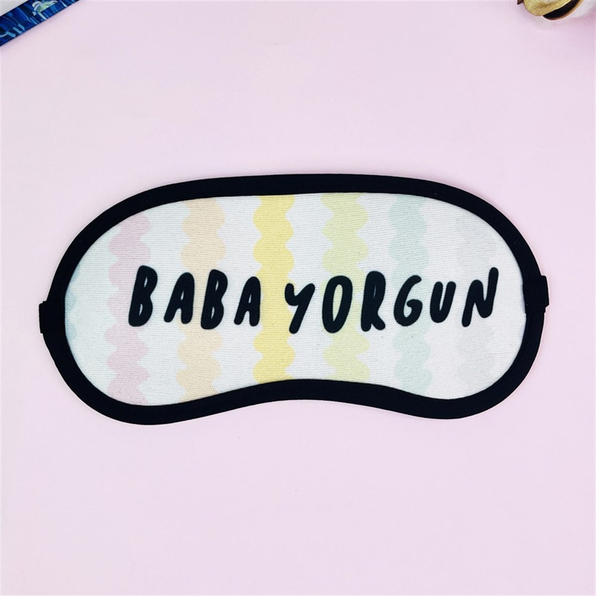 Touz Baba Yorgun Tasarımlı Uyku Bandı