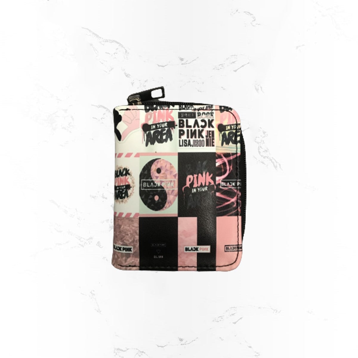 Touz Black Pink Kısa Cüzdan