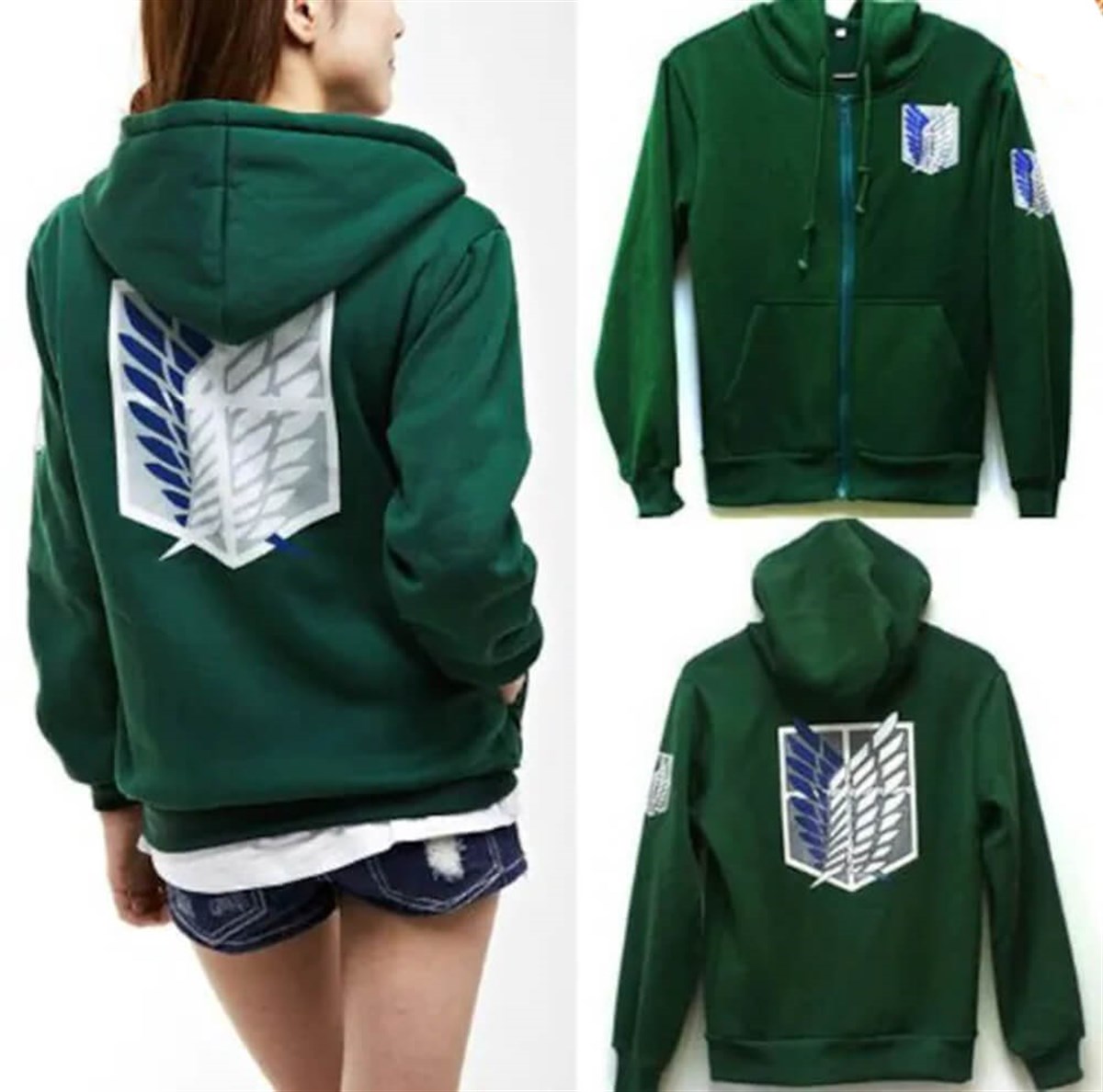 Touz Cosplay Attack On Titan Wings Of Liberty (Unisex) Kapşonlu