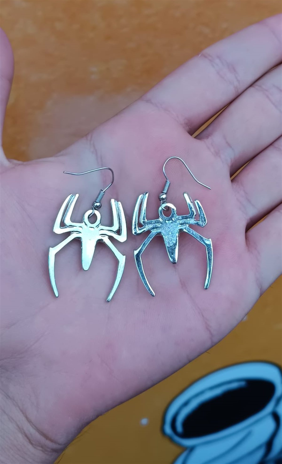 Touz Gothic Spider Çift Küpe